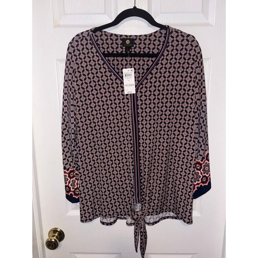 JM collection nomadic chic women’s one X tunic new